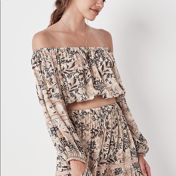 💛SOLD💛 Spell Designs Oasis OffShoulder Top S - Picture 2 of 5